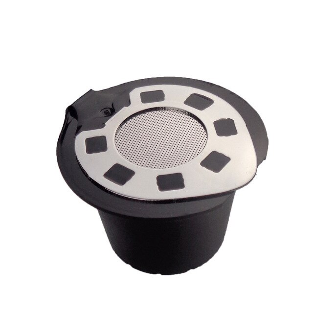 Hervulbare, herbruikbare koffiecups voor nescafe dolce gusto machine: Zilver
