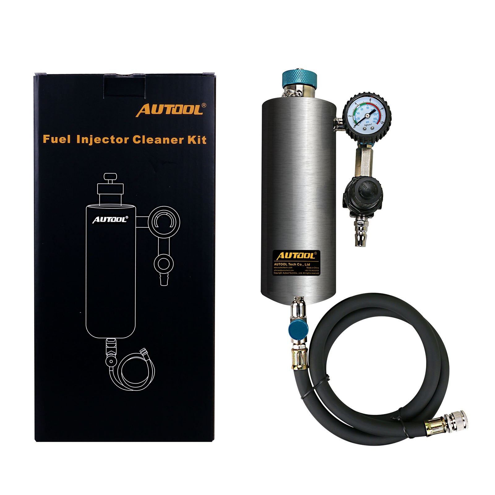 AUTOOL C80 140PSI Auto Fuel Injection Systems Cleaning Tools CFS Series Fuel System Car Gasoline Fuel Injector Throttle Cleaner