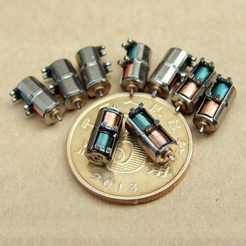 Motor paso a paso de precisión para cámara Digital, dispositivo Ultra-mini, SANYO, Japón, 4mm, 2 fases, 4 cables, DC 5V, 10 Uds.