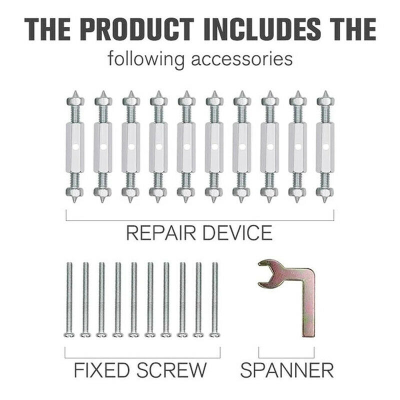 Switch Socket Cassette Repair Tool Screws Support Rod Wall Mount Switch Box Repair Kit Electronic Box
