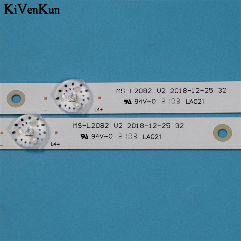 578mm 6LED TV&#39;s LED For BBK 32LEM-1059/T2C 32LEX-5043/T2C 32LEX-7143/TS2C Backlight Strips Band Rulers MS-L2082 V1 V2 LA021