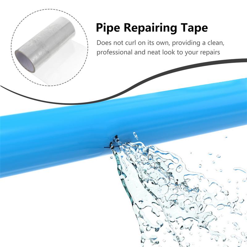 1 Roll Outdoor Leakage Repair Waterproof Tape Garden Water Pipes Tapes Leak-Trapping Tape Water Bucket Basin Leak Repair Tape