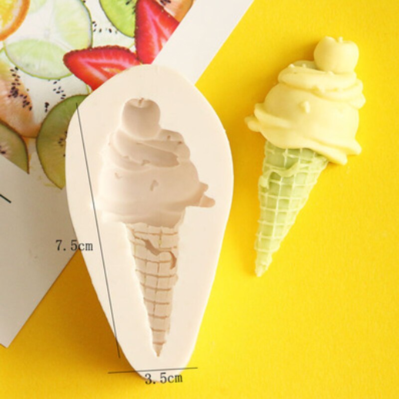 Sweet Tube Ice Cream Molds Fondant Cake Decorating Tools Silicone Mold Sugarcraft Chocolate Baking Tools For Cakes Gumpaste Form: ZJ1157-B