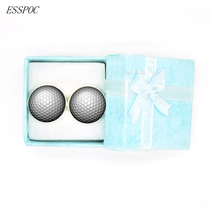 Golfbal Art Foto Legering Manchetknopen Mannen Manchetknopen Accessoires voor Mannen en Vrouwen Sieraden