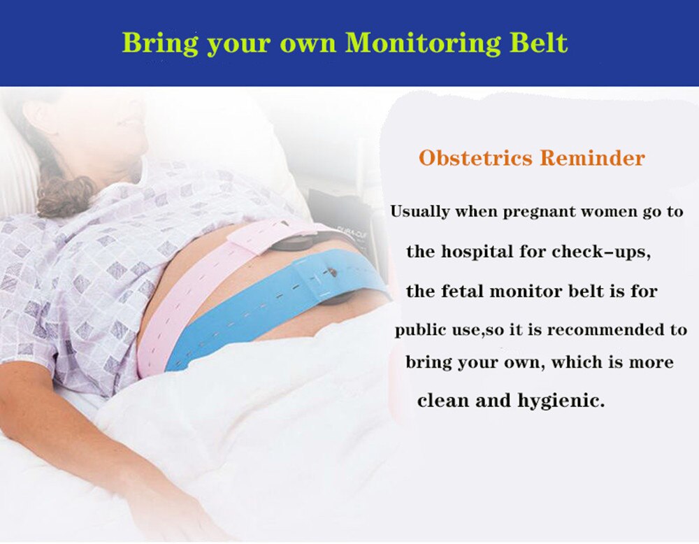 2Pcs Monitoring Riem, Foetale Hart Monitoring Riem Bandage Tool Voor Mernity Vrouwen Zwangere Zwangerschap Mujer Embarazada Premama