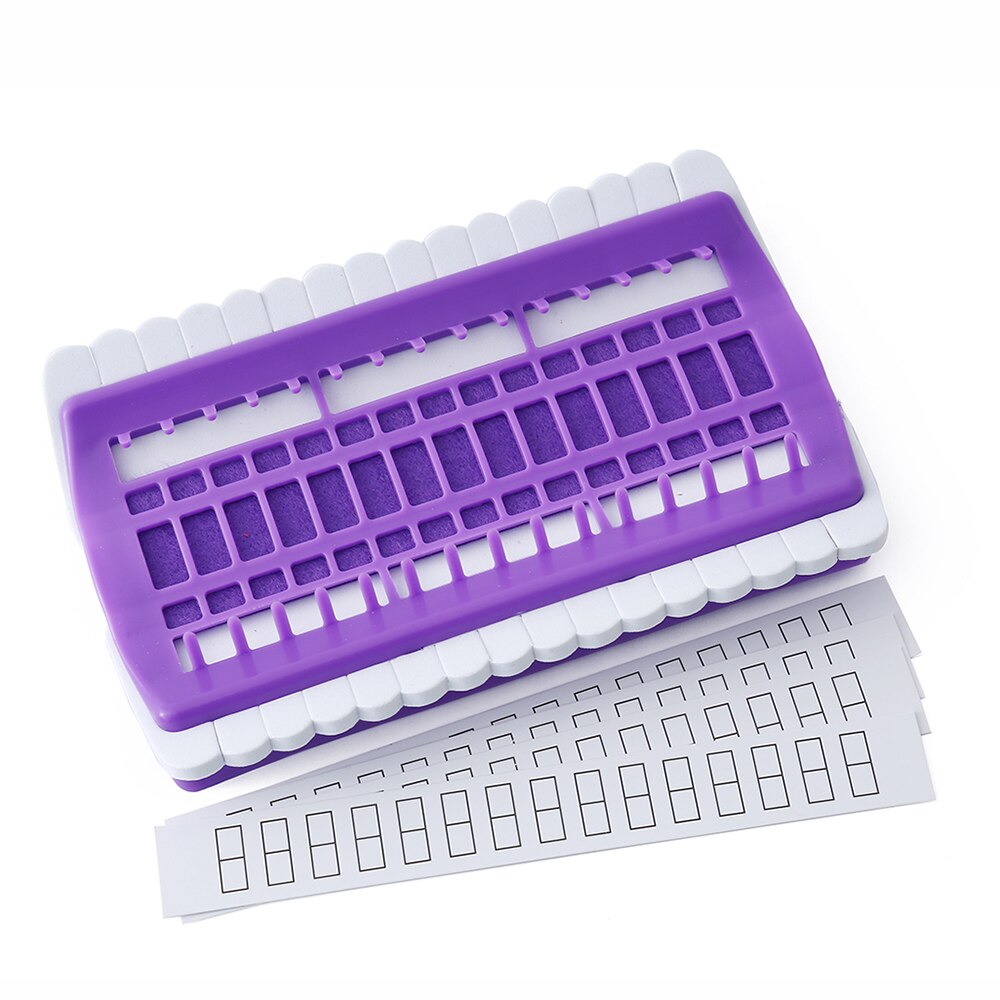 50-hole Thread Organizer Cross Stitch Accessories 50 Positions Thread Holder Row Line Tool Sewing Accessories Thread Holder Tool: PU 30-hole