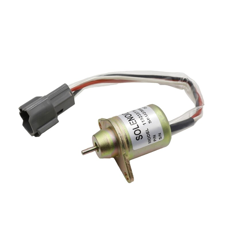 Solenoide de cierre de combustible para generador de TRACTOR YANMAR, JOHN DEERE, 119233-77932