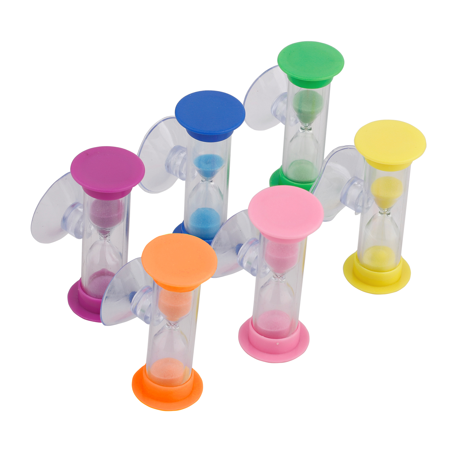 Hourglass Sand-filled Hourglasses 3-Minute Timer 6*2.34cccm 3-minute Countdown Non Woven Fabric Three-minute Timer Hourglass