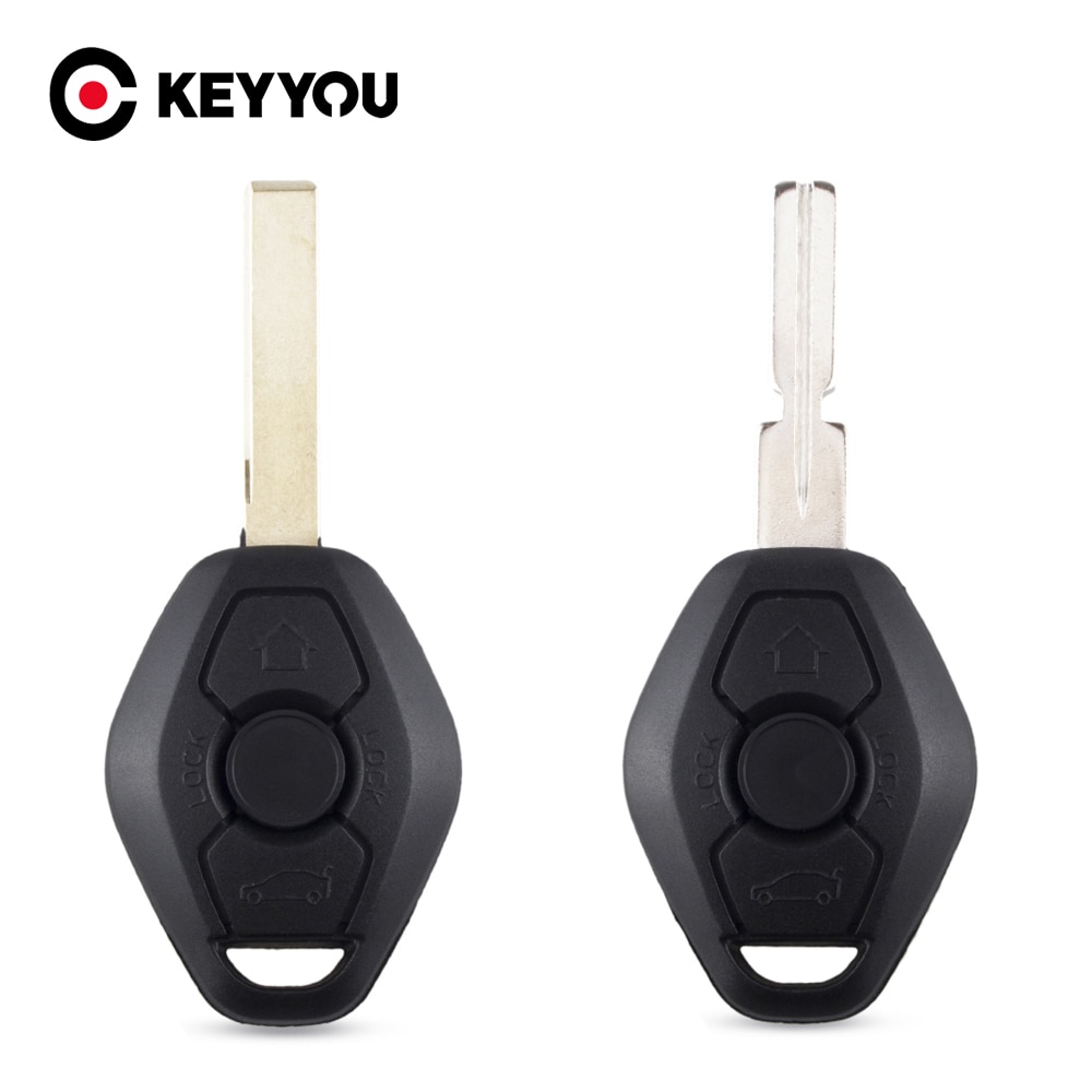 Keyyou Autosleutel Case Voor Bmw E38 E39 E46 Ews Systeem 3 Button Key Remote Fob Case Vervanging Autosleutel shell Cover Keyless Fob