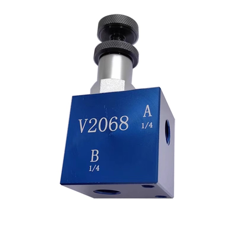 Hydraulic Manual Adjustable Pressure Safety Valve V2068 Thread Insertion Relief Valve Pressure Valve RV08