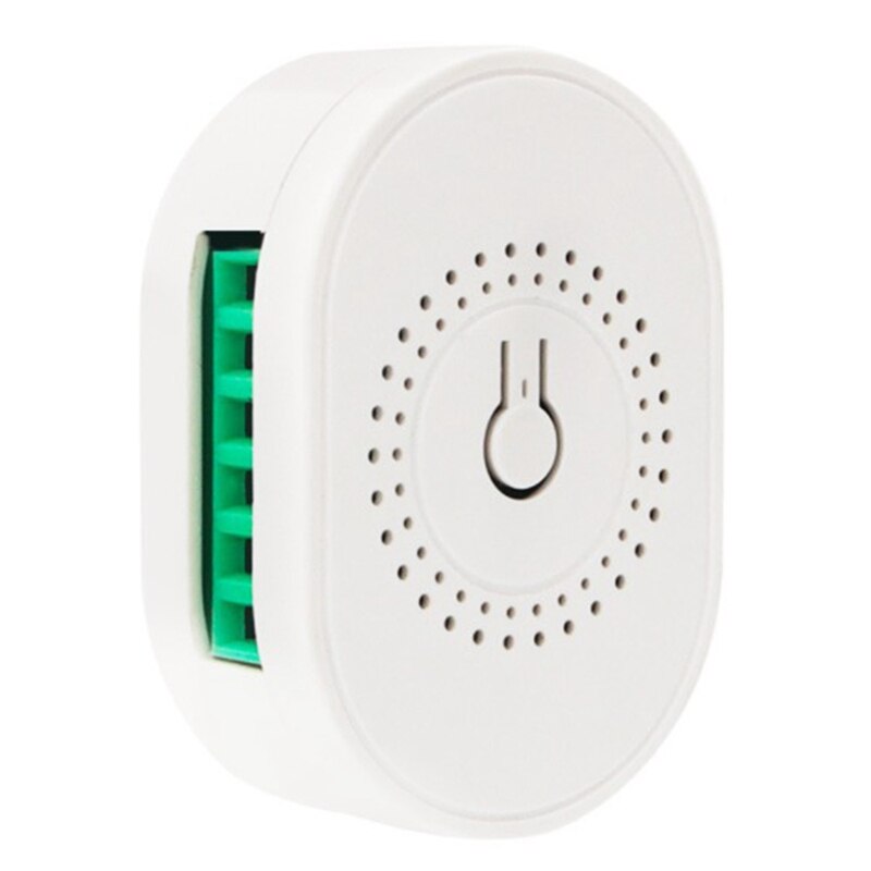 Tuya Wifi intelligente lichtschakelaar, 1 versnelling, mini DIY Switch relaismodule 16A, compatibel met Smart Life/Tuya App, (4