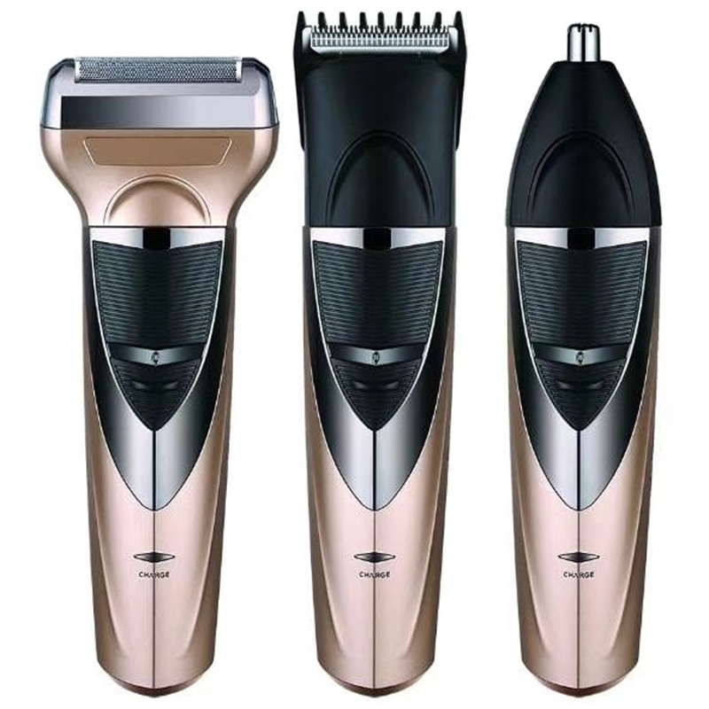 Mænds multifunktionelle elektriske barbermaskine ansigt genopladelig elektrisk barbermaskine til mænd hovedskæg barbermaskine hårrensning barbermaskine
