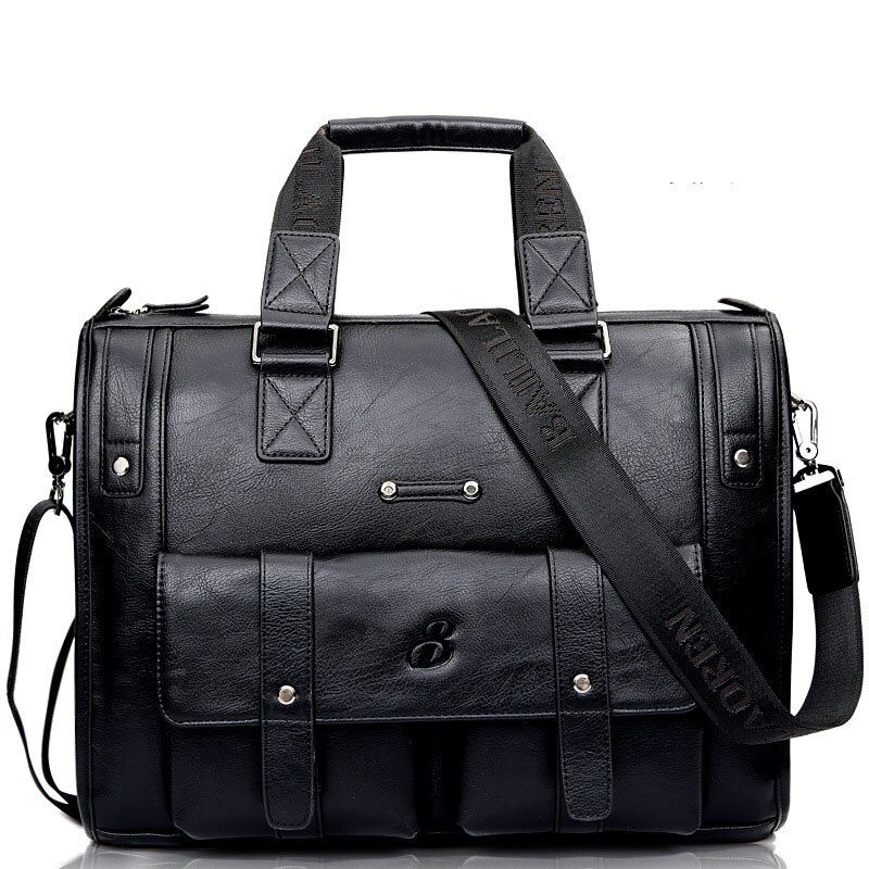 LEINASEN Hohe Kapazität Männer aktentasche Business Messenger Handtaschen Männer Taschen Laptop Handtasche Tasche männer Reisetaschen Hochwertige: Small black