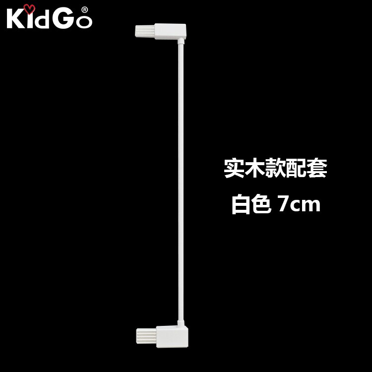Solid wood child gate fence baby gate barrier stair safety gate pet 75-84 cm 3 colors fast Wooden fence: White  7CM