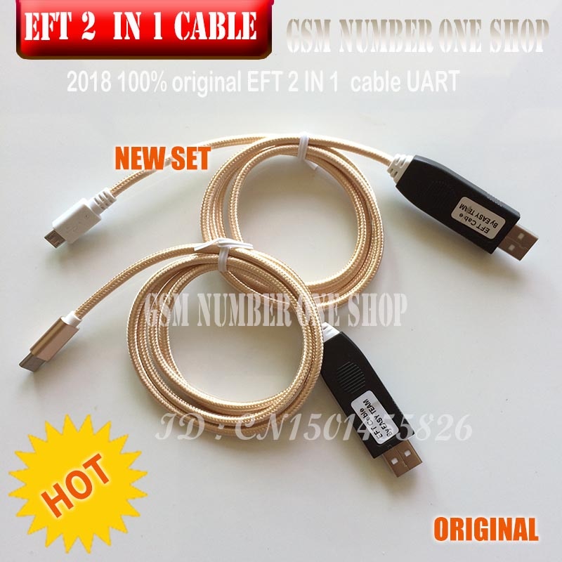 News original EASY FIRMWARE TEMA / EFT DONGLE EFT Dongle Serial 2 IN 1 cable