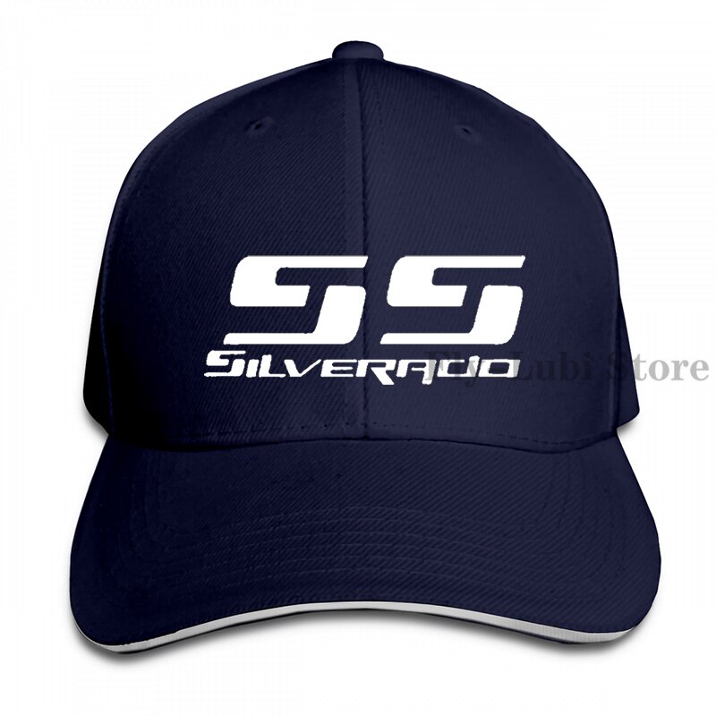 Chevrolet Silverado Ss(3) gorra de béisbol para hombre y mujer gorra ajustable de: 1-Navy