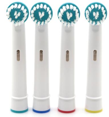 Cabeça de escova de dentes elétrica 4 tamanhos, universal para higiene profissional ortopédica limpeza dos dentes
