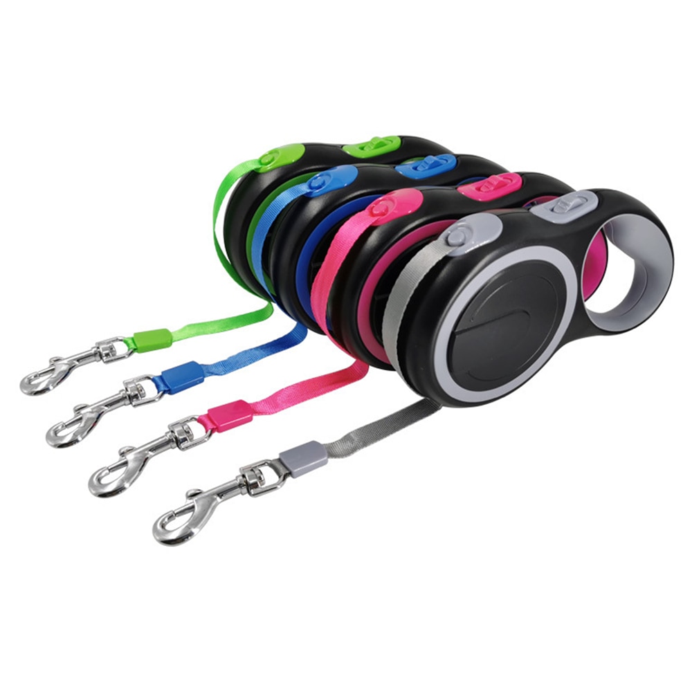 Automatic Extending Cat Leash Rope Long Strong Pet Leash For Large Durable Nylon Retractable Big Cat Walking Leash Leads