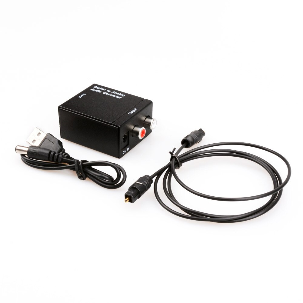 AIYIMA Digital To Analog Audio Converter Portable DAC Amplifier Decoder Converter Optical Fiber Coaxial To Analog SPDIF Adapter