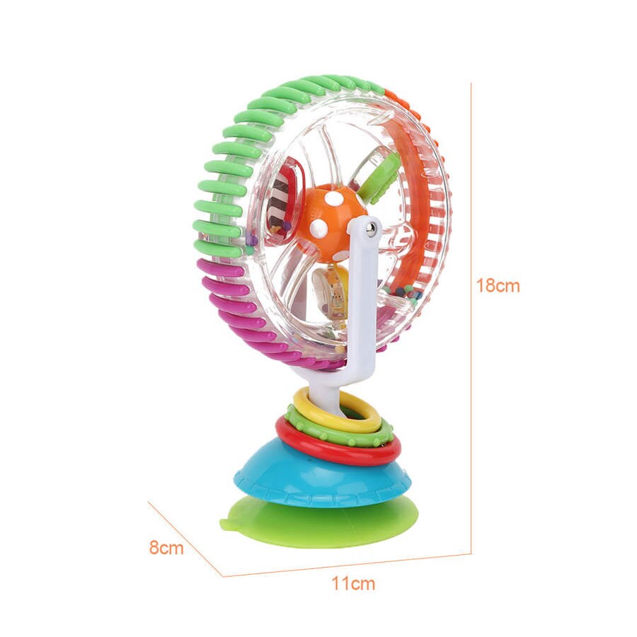 Baby Aktivität Spielzeug Ebene Riesenrad Rassel Spielzeug Intelligenz Entwicklung Puzzle Baby Esszimmer Stuhl Warenkorb Saugnapf Spielzeug für Art