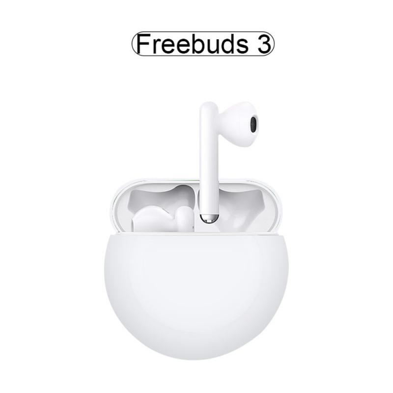 Funda protectora de auriculares para Huawei Freebuds 3 Bluetooth resistente al agua de silicona para Huawei: white