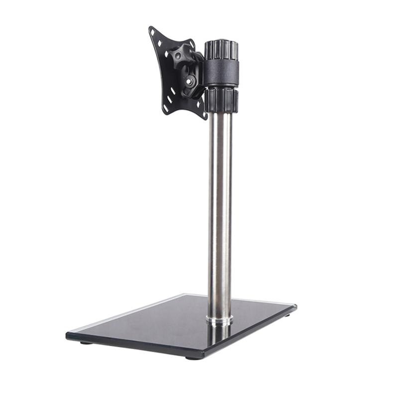 Monitor Desk Stand Single Dual Monitor Stand Height Adjustable Monitor Mount Holder Desktop Stand Single Screen Holder: single screen
