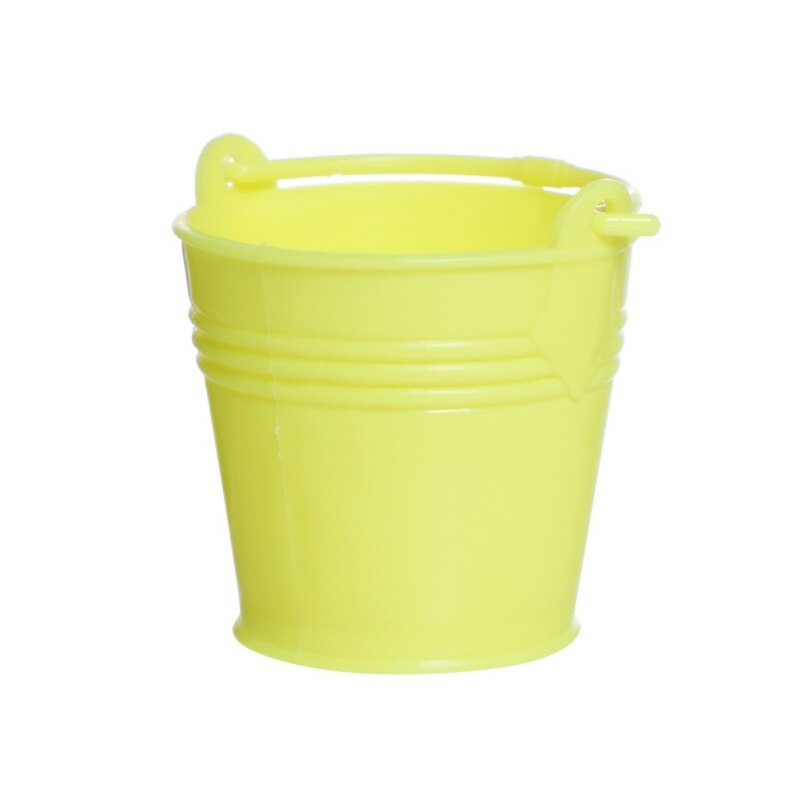 Small Plastic Metal Buckets Mini Pails With Handles For Party Favors Candy Votive Candles Trinkets Small Plant Container Product: A1