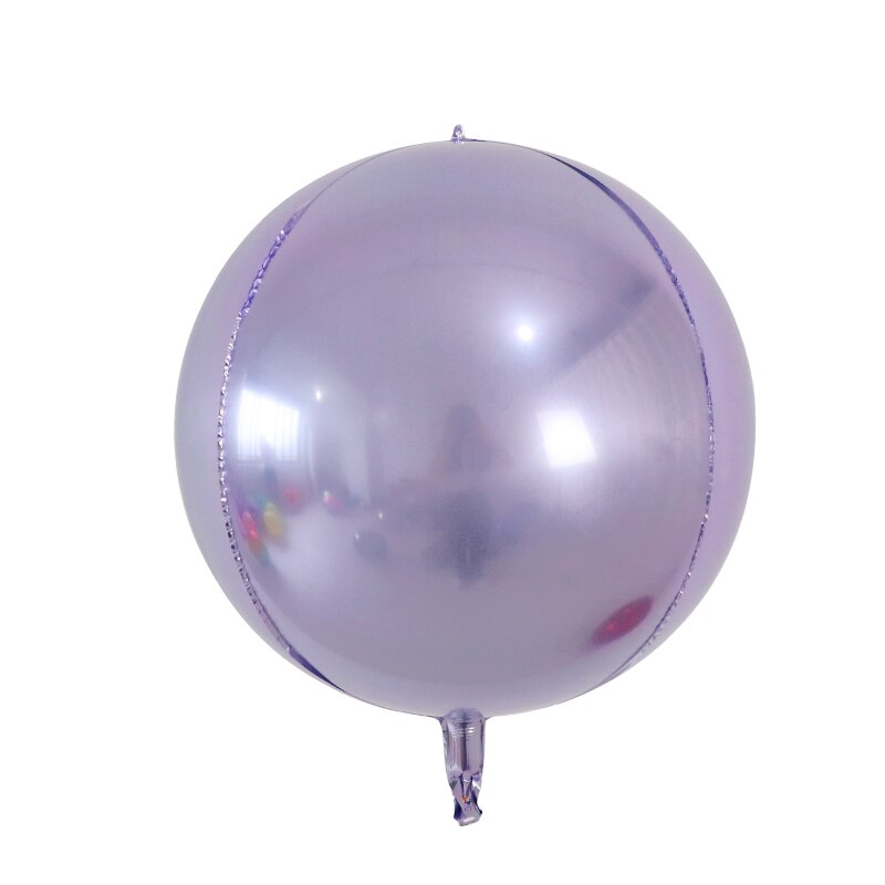 Globo de helio 4D de oro rosa de 22 pulgadas, Globos metálicos de arco iris, decoración de de cumpleaños, boda para niños, Baby Shower, juguete para
