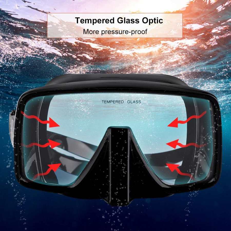 Silicone Scuba Diving Mask Anti-Fog Goggles Glasses Adults Diving Mask Diving Swimming Equipment