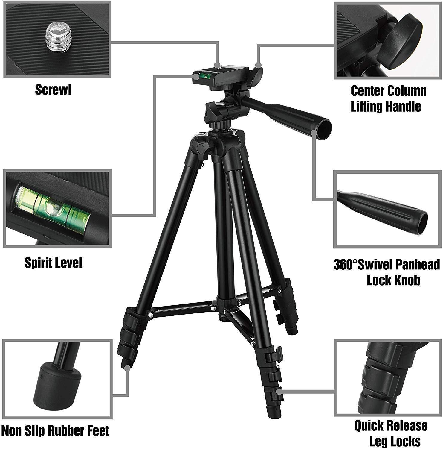 Camera Statief Stand Voor Telefoon Met Afstandsbediening Houder Stand Cam Dslr Mount Voor Gopro Action Camera Monopod