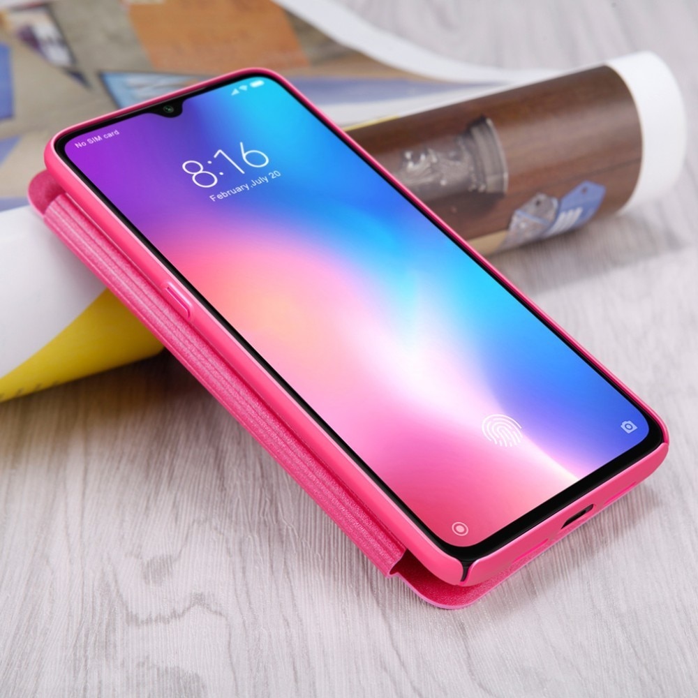 For Xiaomi mi 9 explore Flip Case Nillkin Sparkle Series PU Leather Cover Flip Case For Xiaomi mi 9 / mi 9 explorer 6.39 inch