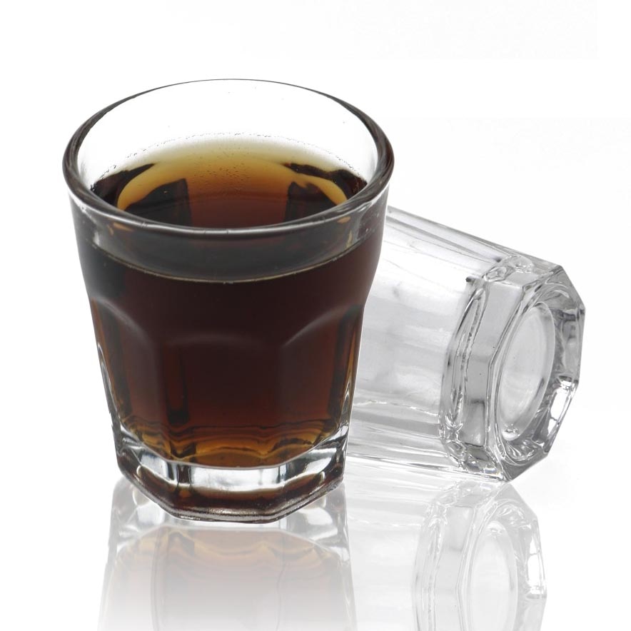45ml skudd kule kopper gjennomsiktig liten kapasitet varmebestandig blyfritt glass hvitvin øl juice cocktail glass bærbar