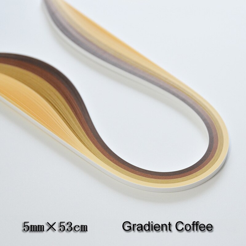 Quilling Quilling Papier einstellen Insgesamt 900 Streifen 9 Arten Gradienten Farben für Heimat Klassenzimmer Einkaufen Hochzeit Dekorationen: Kaffee(4 Farben)