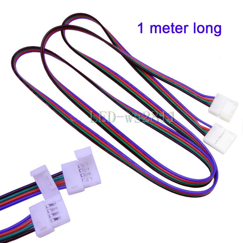 1 M Led Rgb Kabel Draad Verlengkabel Voor Led 5050 Rgb Strip Connector