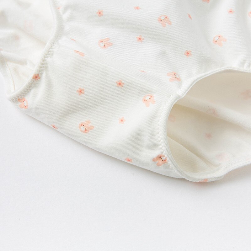 DBM16367 dave bella neonate moda 2 pezzi un set mutandine da ragazza in cotone con stampa simpatico cartone animato