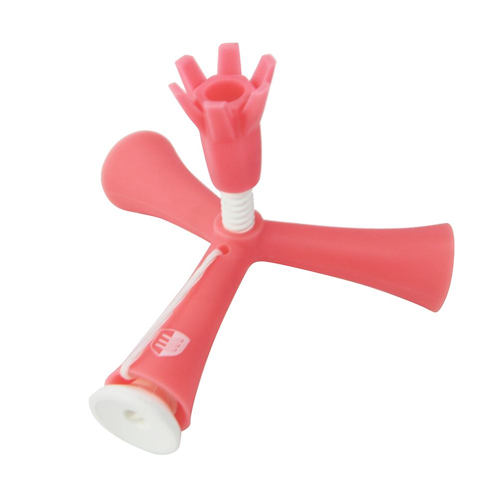 Tés de Golf auto debout porte-balle d'entraînement Anti-vol rotatif trépied hauteur réglable ongles de Golf accessoires de Golf: Pink