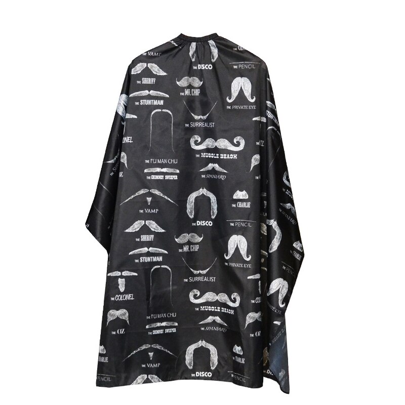 Tablier de coiffeur antistatique, Cape de coupe de cheveux, robe de coiffure, Cape de Salon de coiffure, tablier de coloration de cheveux: Black Beard Style
