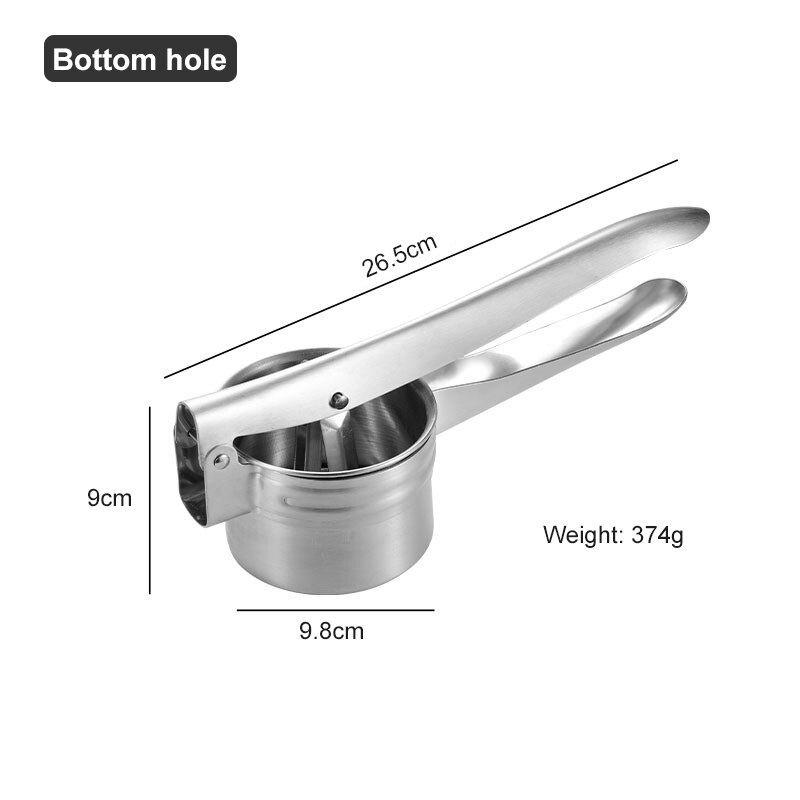 Rvs Sapcentrifuge Handmatige Juicer Roestvrij Staal Citroen Clip Fruitpers Groente Vulling Citruspers Citruspers Tool: BottomHole