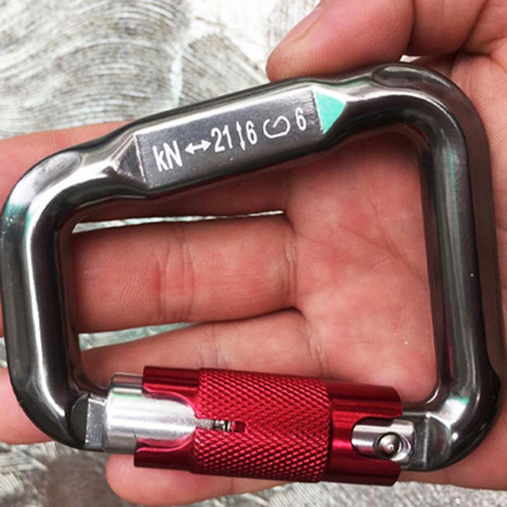 High-Altitude Operation D-Type Load-Bearing Climbing Safety Buckle Carabiner