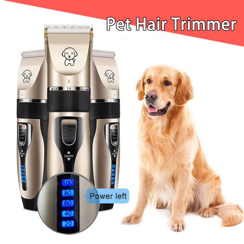 Hondentondeuse, geluidsarme hondentondeuse, hondentrimmer, kattentondeuse, trimmer voor huisdieren, usb-oplaadbaar