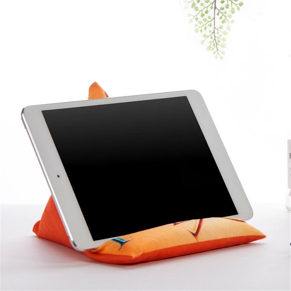 Universellt tablettställ kudde telefonhållare kuddar laptopställ multi-vinklar mjuk kudde för säng golv skrivbord soffa soffa läsning