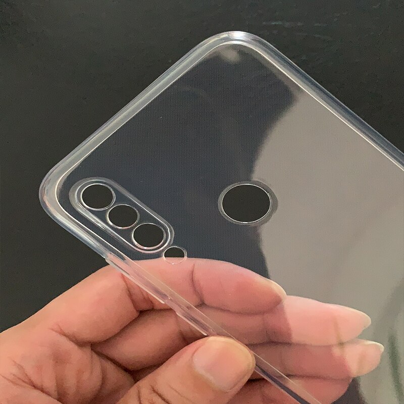 Skrzynka dla Meizu M10 6.5 "ultra cienka miękka przezroczysta TPU odporna na wstrząsy pokrywa ochronna obiektywu dla Meizu M10 6.5"