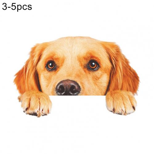 Cartoon pet kitten, puppy wall stickers waterproof removable DIY art decoration vinyl wall refrigerator shower room living room: 3