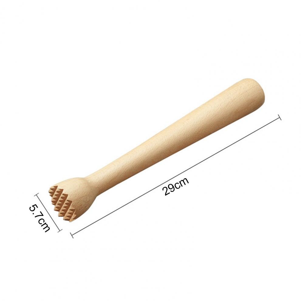 Bâton de mélange de thé, bâton d'agitation en bois à Long manche marteau de jus de citron, bâton de mélange de thé pour Bar