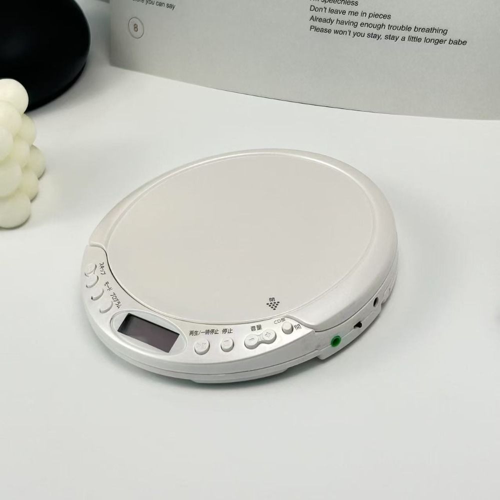 LCD Screen Display Portable CD Player Sound Looping Function Bluetooth Player USB Port English Learning Machine
