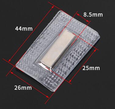 Kraftfuld magnet knap bagage magnetisk spænde tøj stolpe krave usynlig gardin spænde magnet pvc magnet spænde: 25mm 8.5mm