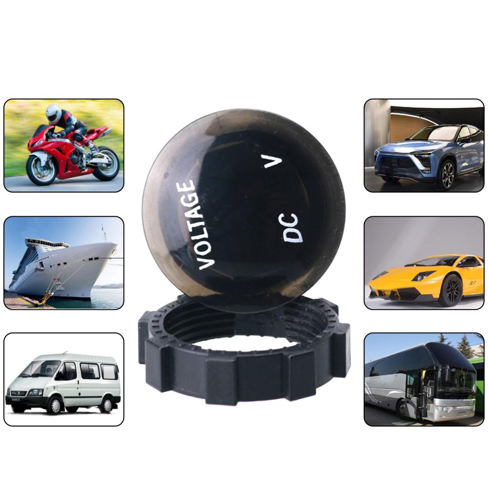 DC 12V-24V wyświetlacz cyfrowy woltomierz samochodowy miernik napięcia próbnik wyświetlacz doprowadziło dla samochodów automatyczny motocykl łódź ATV ciężarówka akcesoria remontowe