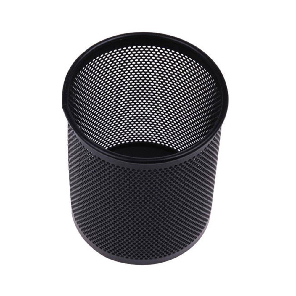Round Mesh Metal Multifunction Pen Holder Round Circular Pencil Pencil Stationery Holder Container Organizer Office Supplies