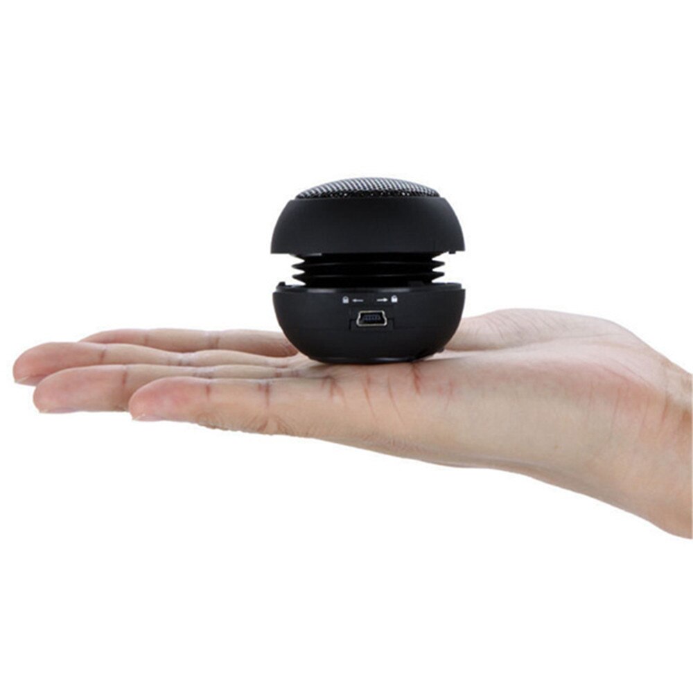 1pc Mini Portable Hamburger Speaker Amplifier 3.5mm Jack Bluetooth Sound Box Loudspeaker Music Player For Laptop Phone PC