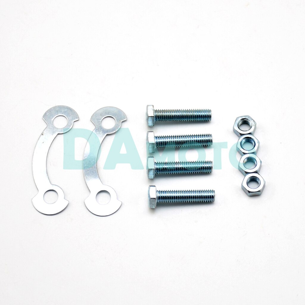 Buje de rueda y tornillo de buje de rueda y amortiguadores de goma de rueda trasera DY90 DY100 JH70, para motocicleta, dirt pit bike